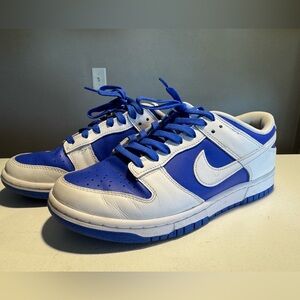 Nike Dunk Low 'Racer Blue White Kentucky 2022 Men’s 8 Womens 9.5